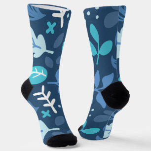 Minimalist floral socks