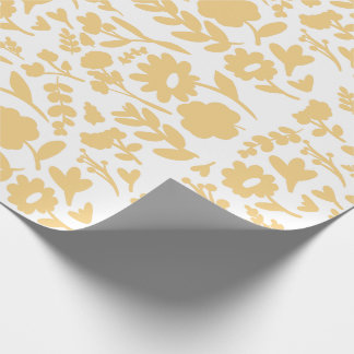 Minimalist Floral Wrapping Paper 