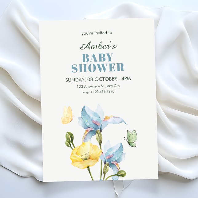 Minimalist flower bouquet  invitation (Creator Uploaded)