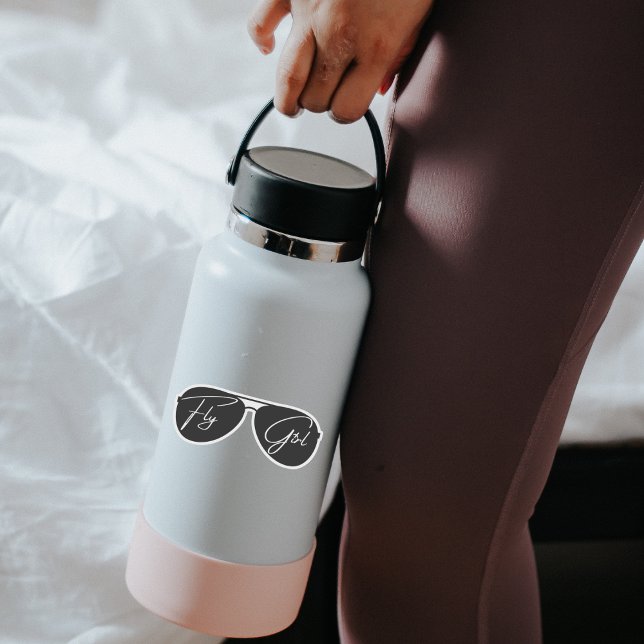 Minimalist Fly Girl Typography,Aviator Sunglasses (Creator Uploaded)