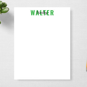 Minimalist For Office or Personal Use Personalised Notepad