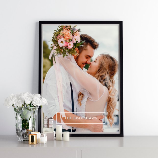 Minimalist Frame Personalised Poster (Creator Uploaded)