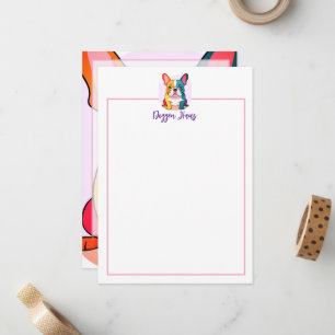 Minimalist – French Bulldog & QR Code Card