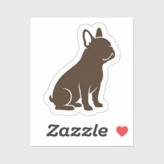 Minimalist French Bulldog Silhouette Dog Lover Des