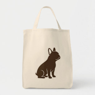 Minimalist French Bulldog Silhouette Dog Lover Des Tote Bag