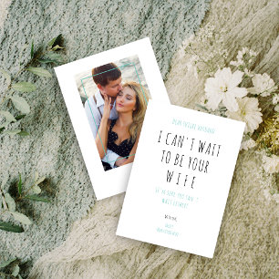 Minimalist Funny Handwriting Future Husband Wife