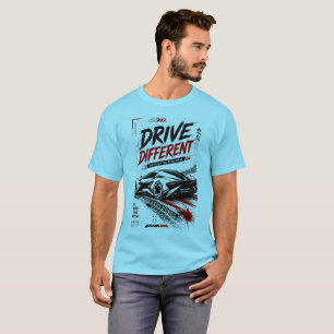 Minimalist Future Supercar Art Streetwear Graphic T-Shirt
