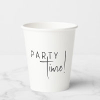 Minimalist Gender Neutral Birthday Party Time