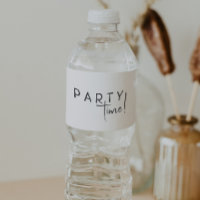 Minimalist Gender Neutral Birthday Party Time