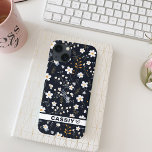 Minimalist Gentle Garden Wildflowers Heart iPhone 13 Case<br><div class="desc">Minimalist Gentle Colourful Garden Wildflowers Heart  Green yellow Area Rug</div>