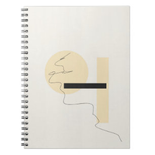 Minimalist Geometric Abstract Notebook