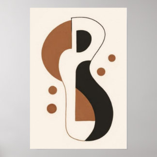 Minimalist Geometric Abstract Wall Art | Scandinav