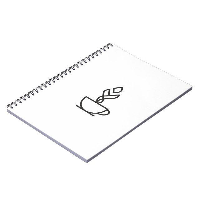 Minimalist Geometric Coffee Notebook (Left Side)