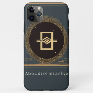 Minimalist Geometric Logo: AbsolutelyRelative Case-Mate iPhone Case