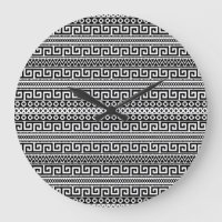 Minimalist Geometric Maze Lines Black White
