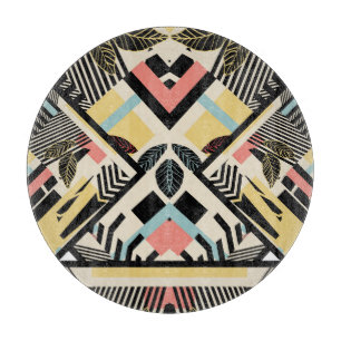 Minimalist Geometric: Pattern Design Cutting Board