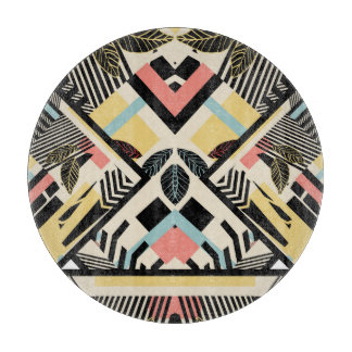 Minimalist Geometric: Pattern Design Cutting Board