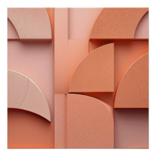 Minimalist Geometric Shapes – Modern Abstract Art Poster