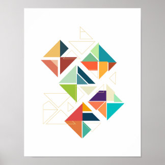 Minimalist Geometric Shapes Poster