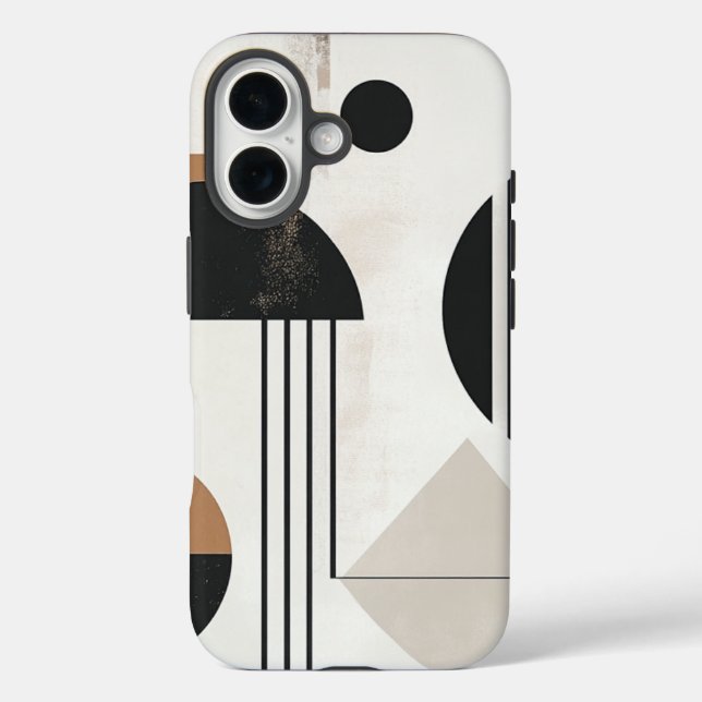 Minimalist Geometric | Sleek & Modern Abstract  Case-Mate iPhone Case (Back)