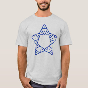 Minimalist Geometric Star of David Art T-Shirt
