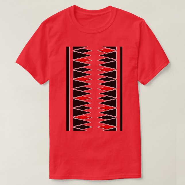 Minimalist Geometric Triangle Art T-Shirt (Design Front)