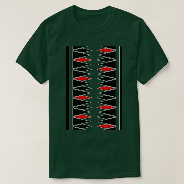 Minimalist Geometric Triangle Art T-Shirt (Design Front)