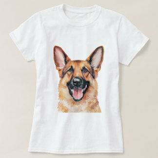 Minimalist German Shepherd Dog Inspired T-Shirt