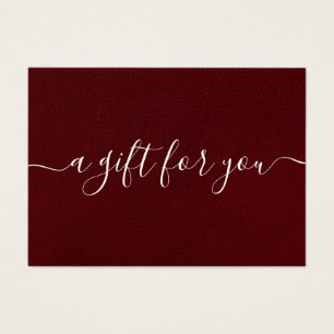 Minimalist Gift Certificate for Small Business