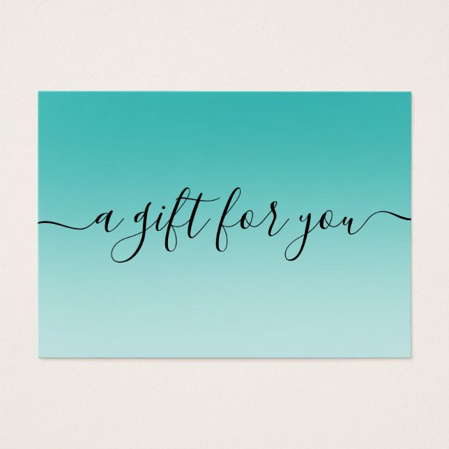 Minimalist Gift Certificate for Small Business (Front)
