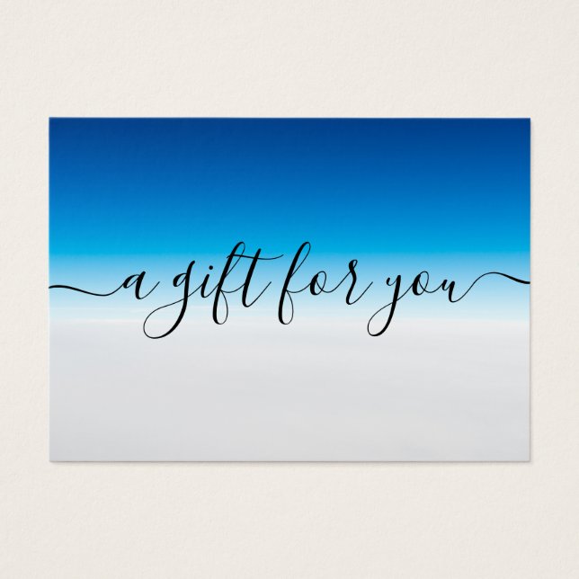 Minimalist Gift Certificate for Small Business (Front)