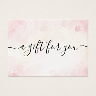 Minimalist Gift Certificate for Small Business