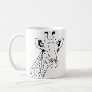 Minimalist Giraffe  Coffee Mug