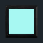 minimalist girly chic aqua blue Turquoise Gift Box<br><div class="desc">minimalist girly chic aqua blue Turquoise home accessories. Preppy aqua blue fashion accessories.</div>