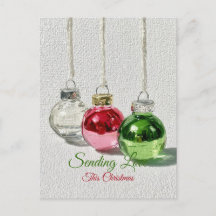 Minimalist Glass Christmas Ornaments