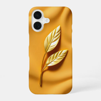 Minimalist Gold Leaf iPhone Case