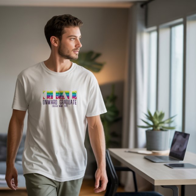 Minimalist graduation stripe pattern T-Shirt (Creator Uploaded)