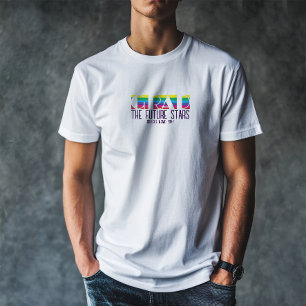Minimalist graduation stripe pattern T-Shirt
