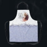 Minimalist Granddaughter Typography Photo Apron<br><div class="desc">This modern minimalist birthday design for a granddaughter features graceful calligraphy blended with clean, contemporary typography that gently highlights love and birthday wishes. The flowing handwritten script is balanced with simple lettering and generous spacing, creating a calm, uncluttered composition. A soft circular photo frame integrates naturally with the typography, allowing...</div>