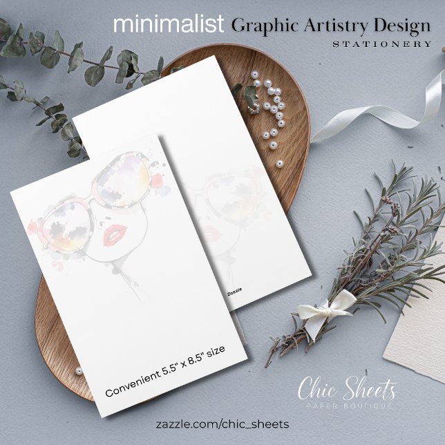 Minimalist Graphic Artistry Design Stationery (Creator Uploaded)