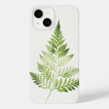 Minimalist Green Fern Botanical Illustration