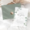 Minimalist Greenery Eucalyptus Wedding Reception