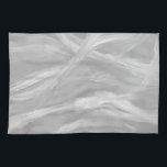 Minimalist Grey Brushstrokes Abstract Art Tea Towel<br><div class="desc">Decorate your kitchen with this cool abstract art towel. Makes a great housewarming or wedding gift! 
You can customise it and add text too.
Check my shop for lots more colours and patterns!</div>