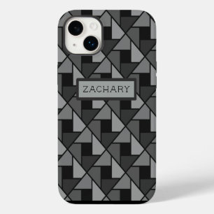Minimalist Grey Geometric Case-Mate iPhone Case