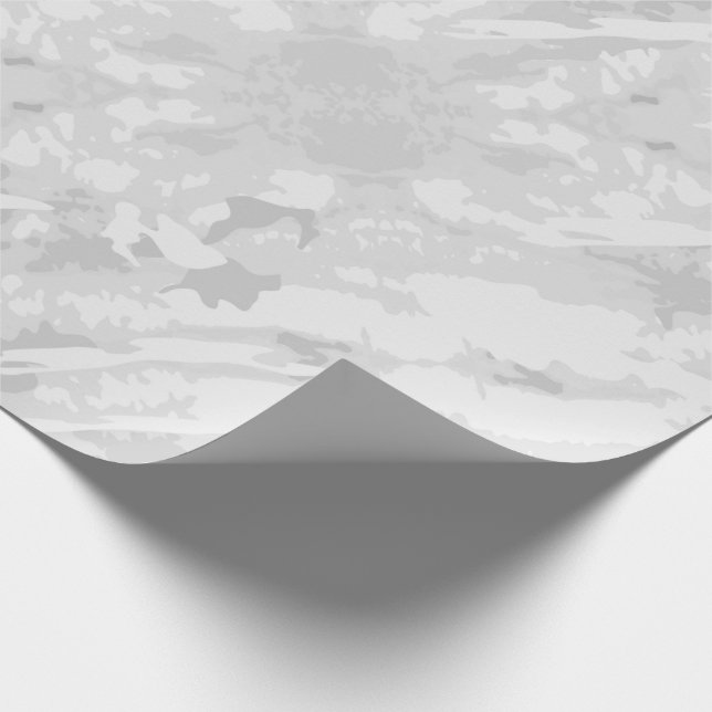 Minimalist Grey Marble Wrapping Paper (Corner)