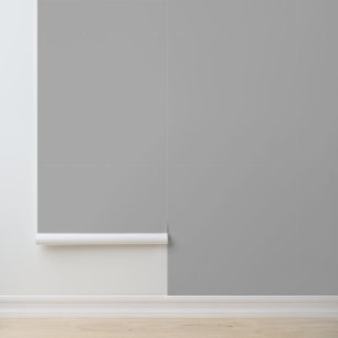 Minimalist grey solid plain modern elegant chic wallpaper