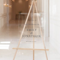 Minimalist Grey Typography Welcome to Wedding