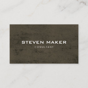 Minimalist Grunge Business Card