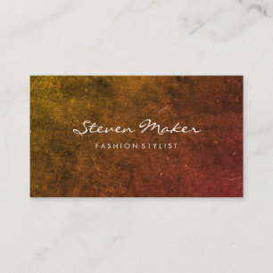 Minimalist Grunge Business Card