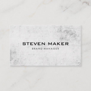Minimalist Grunge Business Card